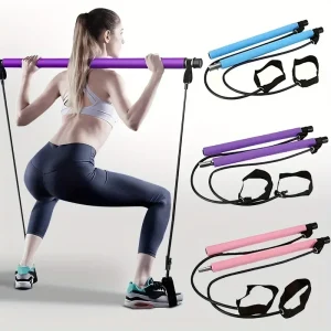 Portable Pilates Bar Kit Resistance Band